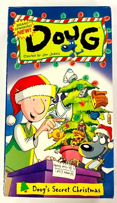 Doug: Dougs Secret Christmas (VHS, 1997) Walt Disney - Animated - NEW - Image 1 of 4