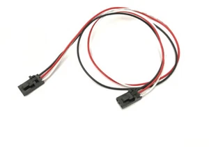 3-Pin 2543 2520 2.54mm double male locking housing connector 40cm wire cable x10 - Picture 1 of 4