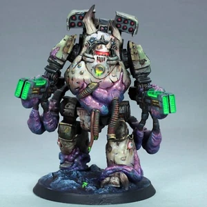 Dipinto Death Guard Contemptor Dreadnought Nurgle Chaos Marines Volkite Culverin - Foto 1 di 8