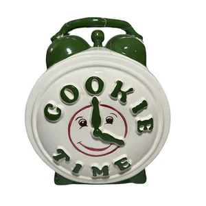 Tarro de galletas vintage Treasure Craft "Cookie Time" LEER - Imagen 1 de 9