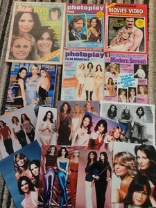 Huge Lot Charlies Angels 1970s US Magazines & 2000 Newspaper cuttings & more FHM - Picture 1 of 23