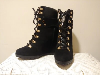 Zapato Dazzle Bota de Cuña con Cordones Erleen Foto 1 de 4