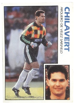 1993 Ultra Figus Argentina Jose Luis Chilavert Velez Sarsfield Trading Card - Image 1 of 4