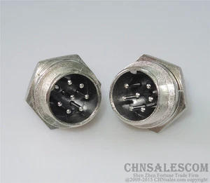 2 pz Connettore Maschio Spina 7 Pin GX16-7P Saldatrice Linea Controllo Giunto Rapido - Foto 1 di 4