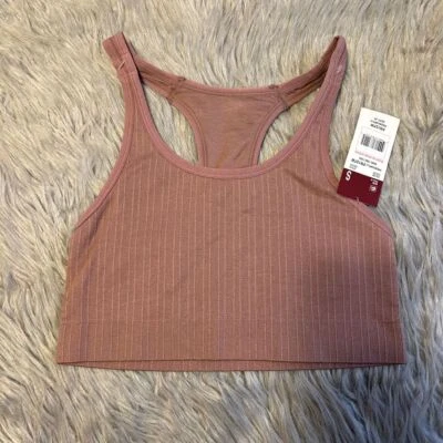 Sujetador Bralette Inalámbrico Fruit Of The Loom Para Mujer Talla Pequeña Acanalado Espalda Corredora Foto 1 de 4