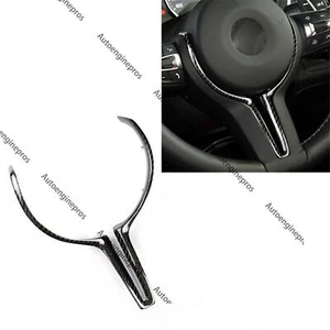 For BMW F80 M3/82 F83 M4/F10 Real Carbon Fiber Steering Wheel Replacement Trim M - Picture 1 of 9
