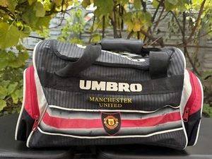 Vintage Manchester United Fußballtasche, MUFC, UMBRO Tasche - Bild 1 von 10