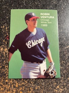 Robin Ventura White Sox 1989 Pacific Rookies Superstars RARE UNLICENSED CARD #5