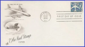 USA5 #C51 U/A ARTCRAFT FDC Blue Jet - Foto 1 di 1
