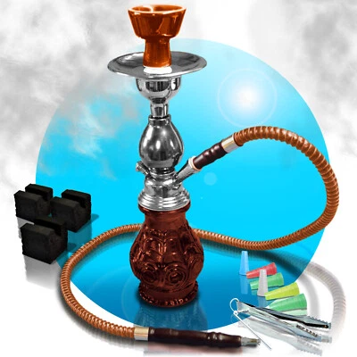 31,5cm Shisha Wasserpfeife Kaffee SET Zubehör wählbar +Schlauch Yaara WP13KF - Bild 1 von 2