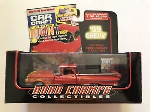 Road Champs 1:43 Scale Diecast 1959 Chevy El Camino Limited Edition