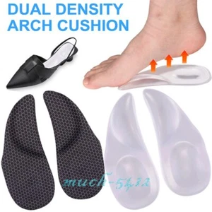 For Plantar Fasciitis Orthotic Shoe Insoles Inserts Flat Feet High Arch Support - Picture 1 of 41