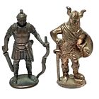 2 Figurine KINDER METAL  Archer Romain Et Viking