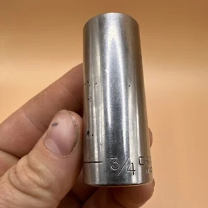 Craftsman USA 3/4" 6 Point 3/8" Drive Deep Socket G Series 43337 - Picture 1 of 7