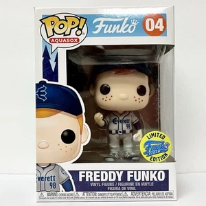 Funko Pop! Freddy Funko #04 Limited Funk Field Edition Everett Aqua Sox - Picture 1 of 7
