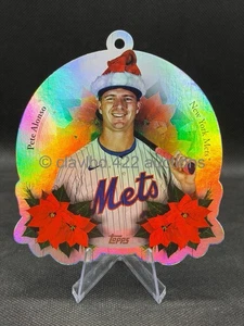 2025 TOPPS MLB Holiday  Pete Alonso #OO-12 Oversized Die Cut Ornament Mets - Picture 1 of 4