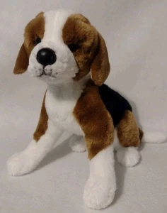 Vintage realistischer Beagle Plüschtier Stofftier 14 Zoll E&J Classic Hund Welpe - Bild 1 von 13