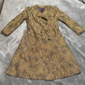 Vintage Pendleton Coat Women’s Small Double Breasted Camouflage Grass Pattern - Picture 1 of 24