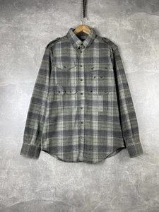 Rare Dolce&Gabbana Archives Multipocket Wool Flannel Military Shirt Sz54 Made IT - Picture 1 of 13