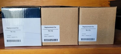 3 Compatível TK-172 PRETO para Kyocera Mita FS-1320D FS-1370DN P2135d P2135dn - Imagem 1 de 2