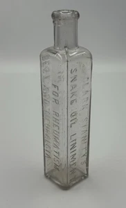 Antike CLARK STANLEY'S SNAKE OIL LINIMENT Quacksalber Medizin Flasche - Bild 1 von 9