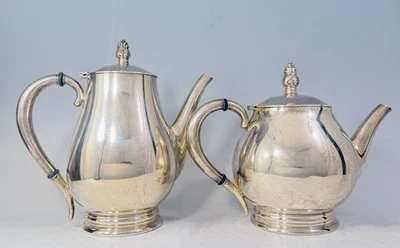 1950s Royal Danish International Sterling Silver Coffee Tea Pot 1560 Grams Melt - Image 1 of 4