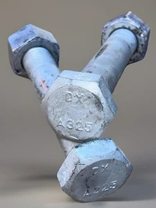 2 Industrie 6,5" Länge 1-8 x6 A325 Bolzen 1-8 A194 2h Stiftschloss Säbel Industries€ - Bild 1 von 9