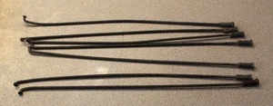 SIMPLEX SERVI CYCLE FRONT LEFT/ RIGHT REAR LEFT RIM SPOKES QTY 7 OEM VINTAGE - Picture 1 of 4