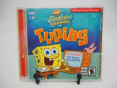 Spongebob Squarepants Typing CD-ROM MAC/Windows98/ME/2000/XP VTG Nickelodeon - Image 1 of 3
