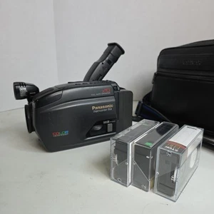 Panasonic Palmcorder IQ Camcorder PV-IQ4030 W/ Open VHS-C Tapes, Untested - Picture 1 of 8