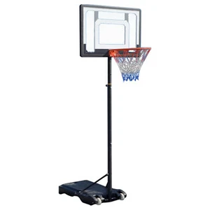 Portable Basketball Hoop Adjustable 4.4-9FT Height Backboard Outdoor Sport Game - Picture 1 of 9