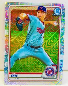 Tim Cate 2020 MLB Bowman Chrome Mojo Refractor Prospect Card #BCP-205 Nationals - Picture 1 of 5