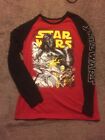 Star Wars Shirt 5Th Sun Long Sleeve Medium Red Black Darth Vader