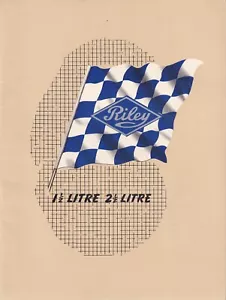 RILEY RMB 1.1/2 LITRE, 2.1/2 LITRE BROCHURE. - Picture 1 of 12