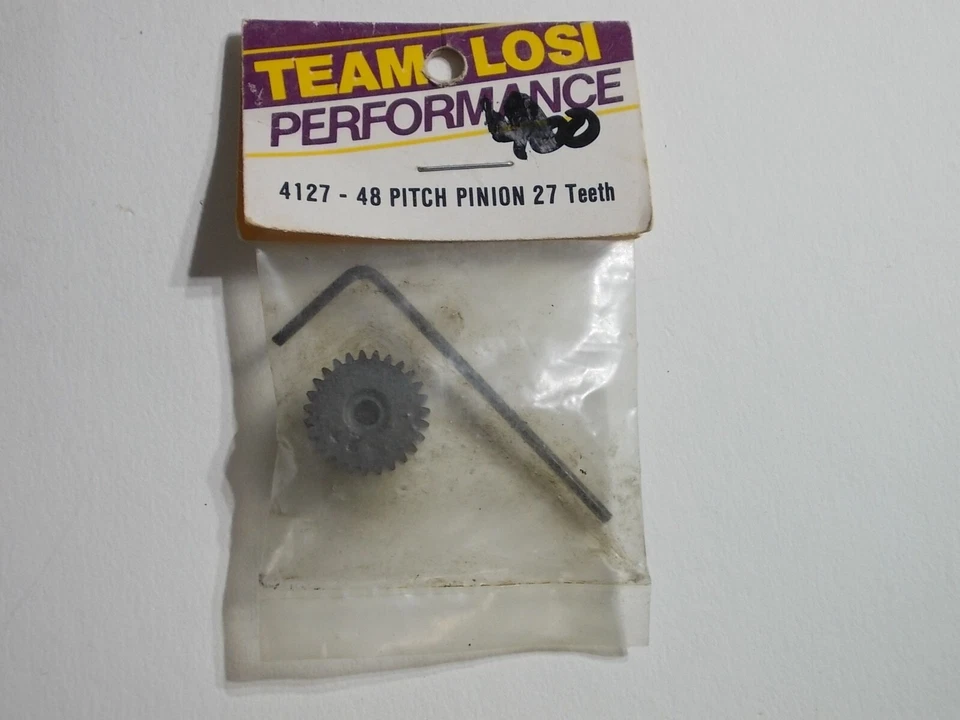 Engranaje de piñón de 27 dientes de 48 pasos Losi 4127 (falta tornillo de agarre) de colección Team Losi Foto 1 de 1