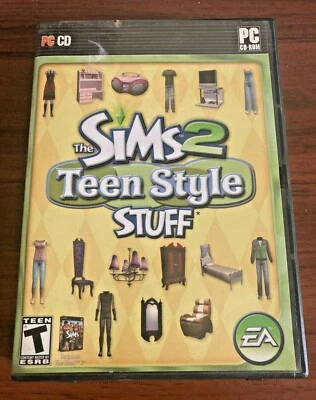 The Sims 2: Teen Style Stuff (PC CD-ROM) 2007 GAME - Image 1 of 4