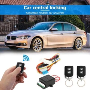 Car Remote Central Door Lock Keyless Entry Alarm System Locking Kit 401/T242 - Picture 1 of 7