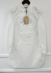 Women Burberry Dress Ginger White Long Sleeve Casual Size US6 - Picture 1 of 9