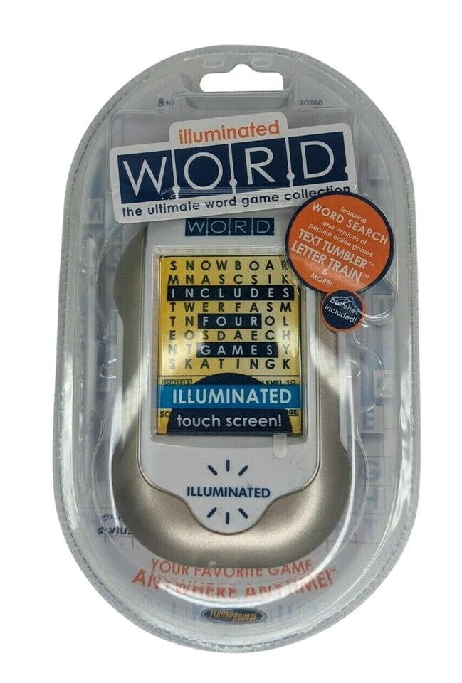 2011 Techno Source Word Illuminated Handheld Electronic Puzzle Game 20780 -