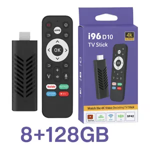 TV Stick Android 4K Ultra HD WiFi HDMI Mini Box 1+8GB Telecomando Smart - Foto 1 di 10