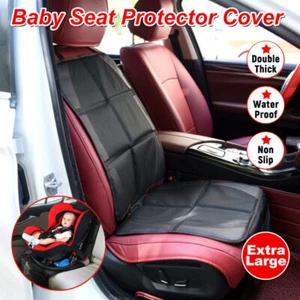 Car Seat Protector Mat Booster Pad Cushion Cover Kick Mat Pad Baby Booster - Picture 1 of 8