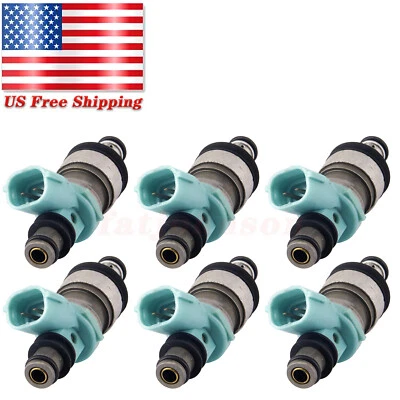 Set of 6 Fuel Injectors For Toyota Avalon 3.0L 1995 1996 1997-99 23250-20010 New — 第 1/4 张图片