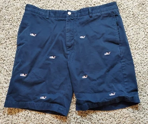 Pantaloncini chino uomo Vineyard Vines bandiera americana balena ricamati taglia 38 - Foto 1 di 7