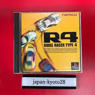 R4 Ridge Racer Type 4 PS1 namco Sony Playstation 1 From Japan - Image 1 of 4