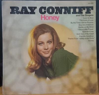 Ray Conniff And The Singers ‎– Honey - 1968 LP record excellent, cover VG+ - Image 1 of 3