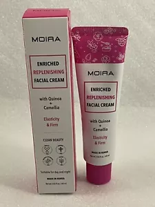 Neu im Karton Moira angereicherte auffüllende Gesichtscreme verbessert die Elastizität & feine Linien 2oz - Bild 1 von 7