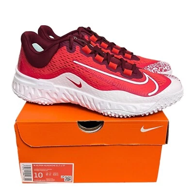 Tênis de beisebol masculino Nike Alpha Huarache Elite 4 TF tamanho 10 Wmns, 8.5 DV0496-616 - Imagem 1 de 4