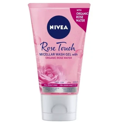 Nivea Face Micellar Wash Gel Rose Water Removes Make Up Refreshed Skin 150 ml - Image 1 of 4