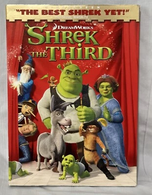 🔥Shrek the Third DVD W Slipcover Mike Myers Eddie Murphy Buy 2 Get 1 Free!🔥 - Image 1 of 4