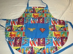 Delantal hecho a medida DC Justice League Superman Wonder Woman - Imagen 1 de 3